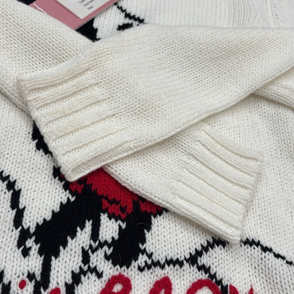 NWT PRINCESS GOES HOLLYWOOD (4) Mickey Mouse Sweater Disney Cotton Blend *FLAW - Picture 11 of 16